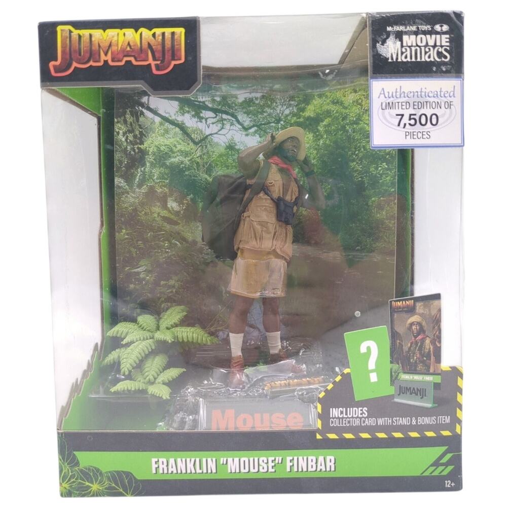 Franklin "Mouse" Finbar McFarlane Movie Maniacs Jumanji Figure Limited 7500 New
